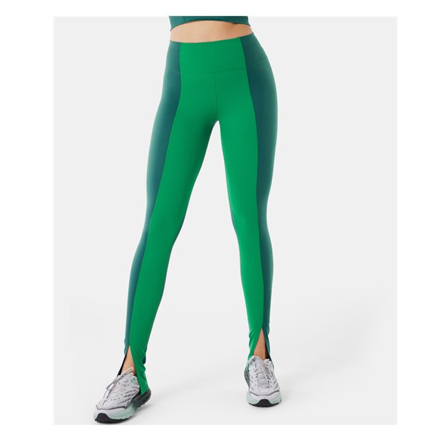 Body Sculpt Front Slit Leggings (Reversible Wear)