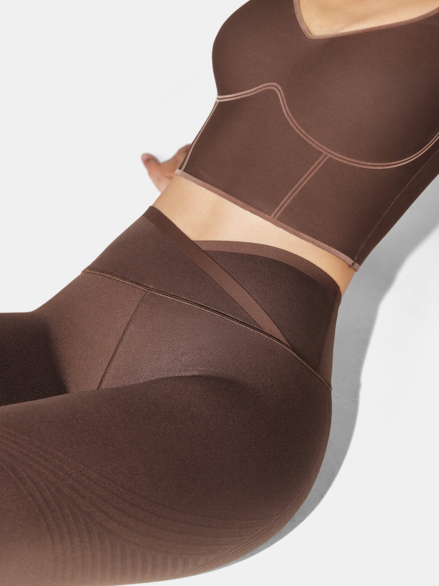 Body Sculpt Faux Leather Leggings (Reversible Wear)