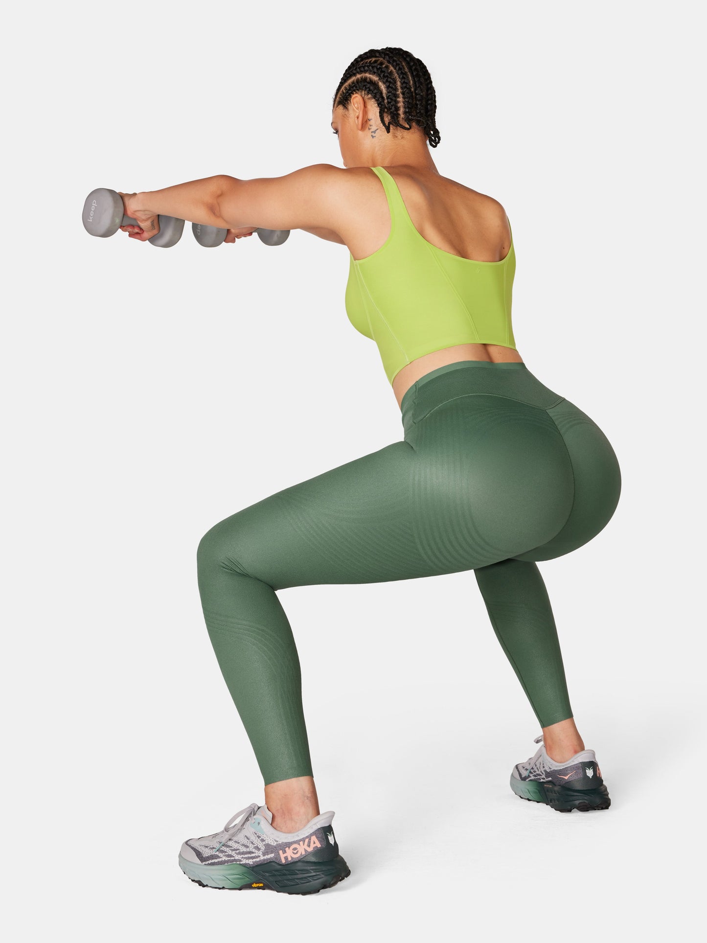 Body Sculpt Faux Leather Leggings (Reversible Wear)