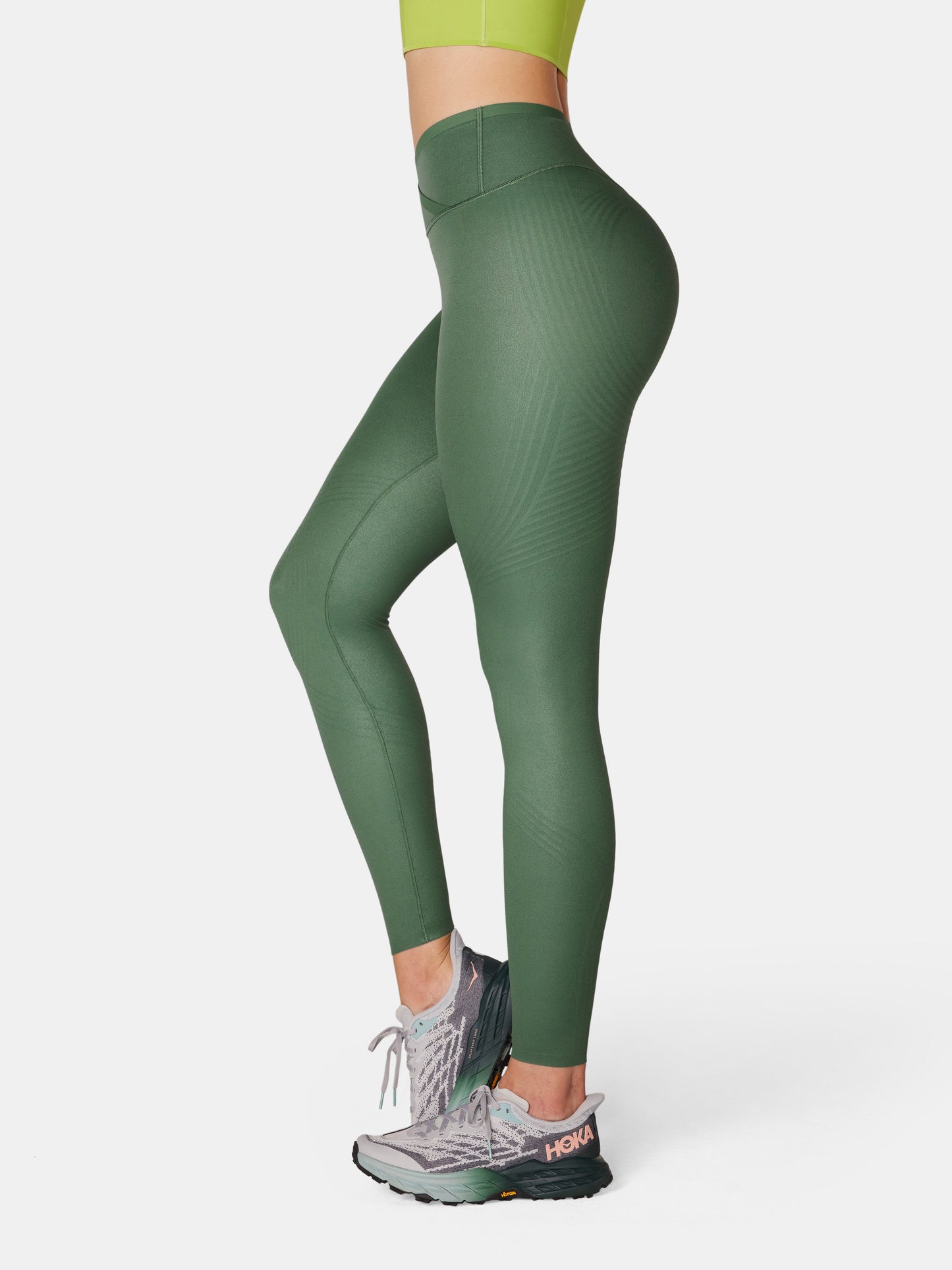 Body Sculpt Faux Leather Leggings (Reversible Wear)