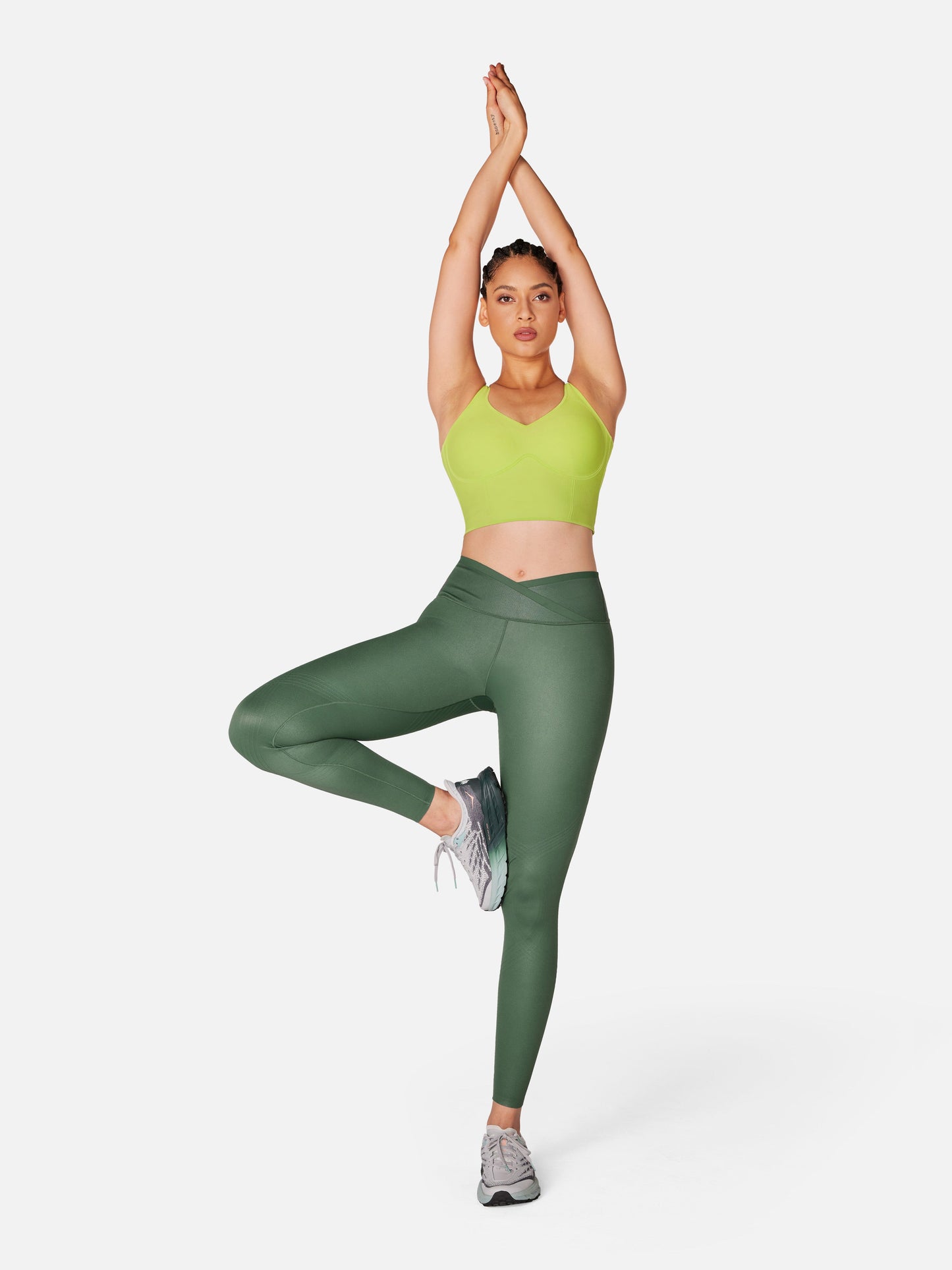Body Sculpt Faux Leather Leggings (Reversible Wear)