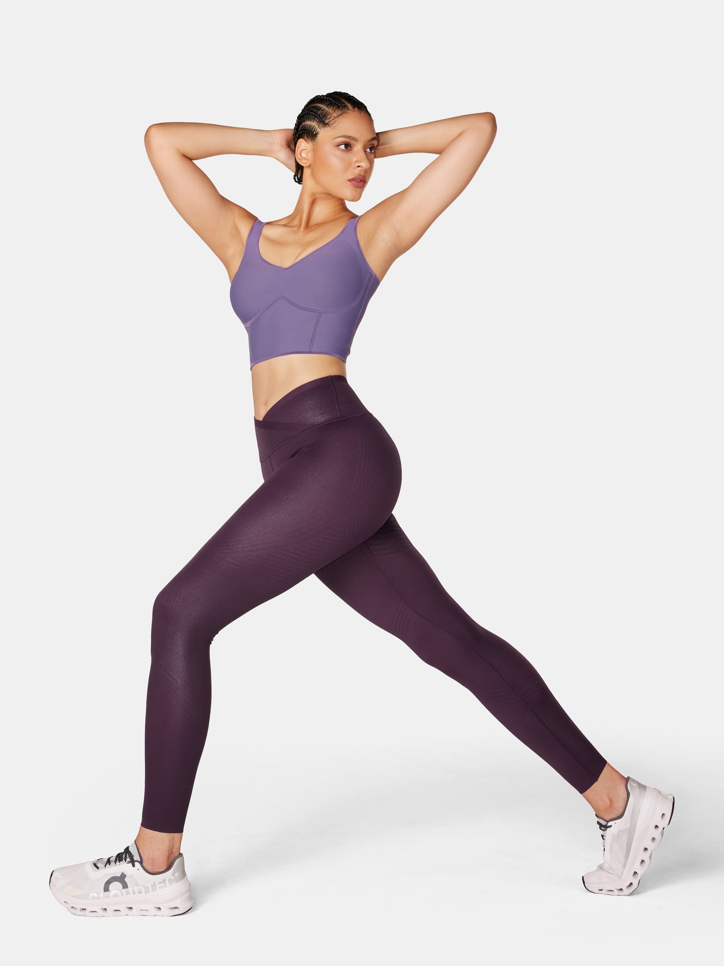 Body Sculpt Faux Leather Leggings (Reversible Wear)