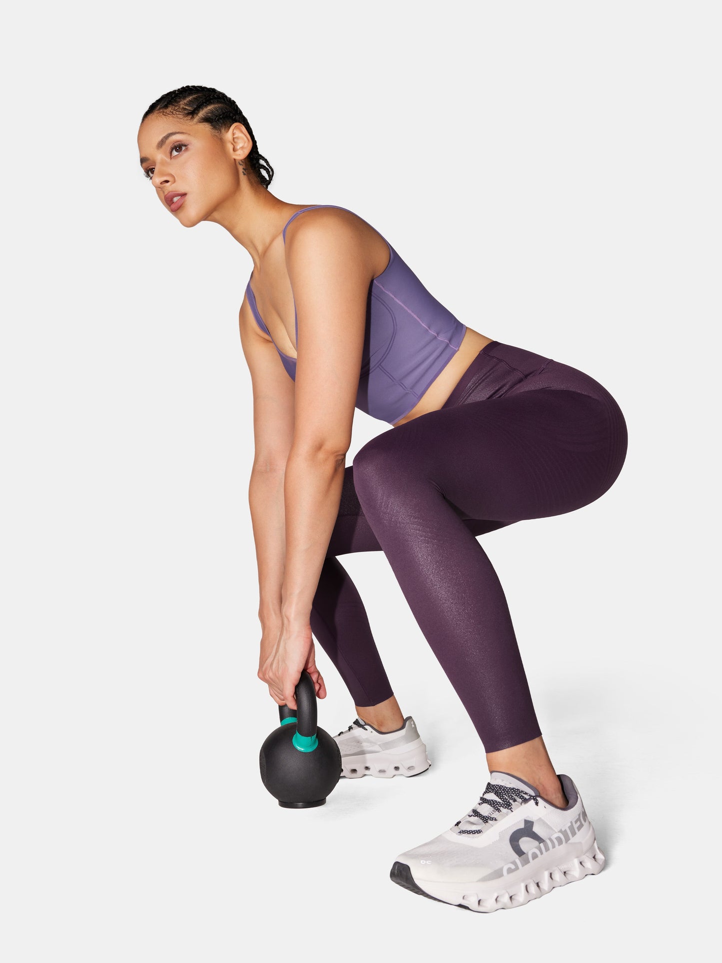 Body Sculpt Faux Leather Leggings (Reversible Wear)