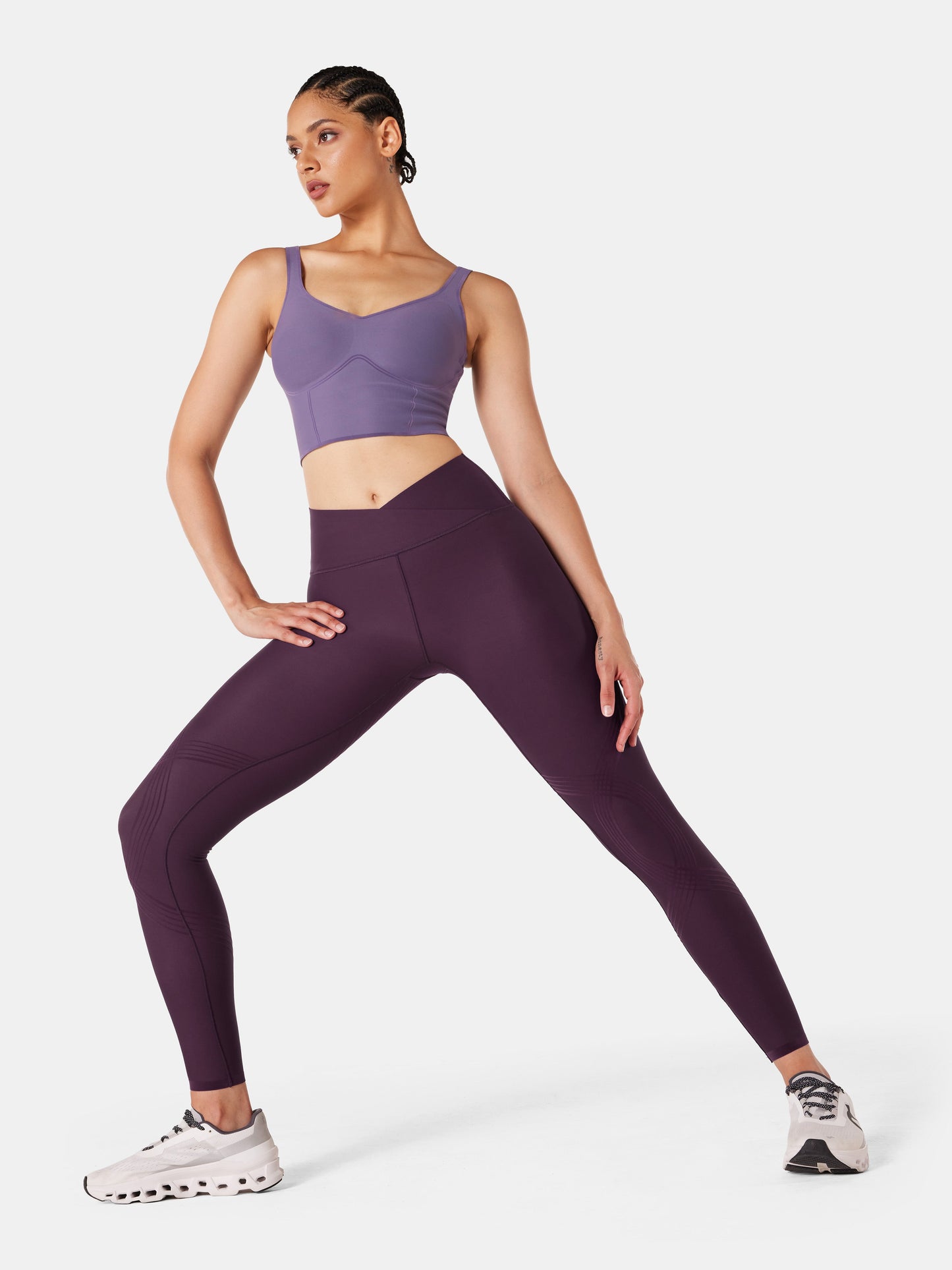 Body Sculpt Faux Leather Leggings (Reversible Wear)
