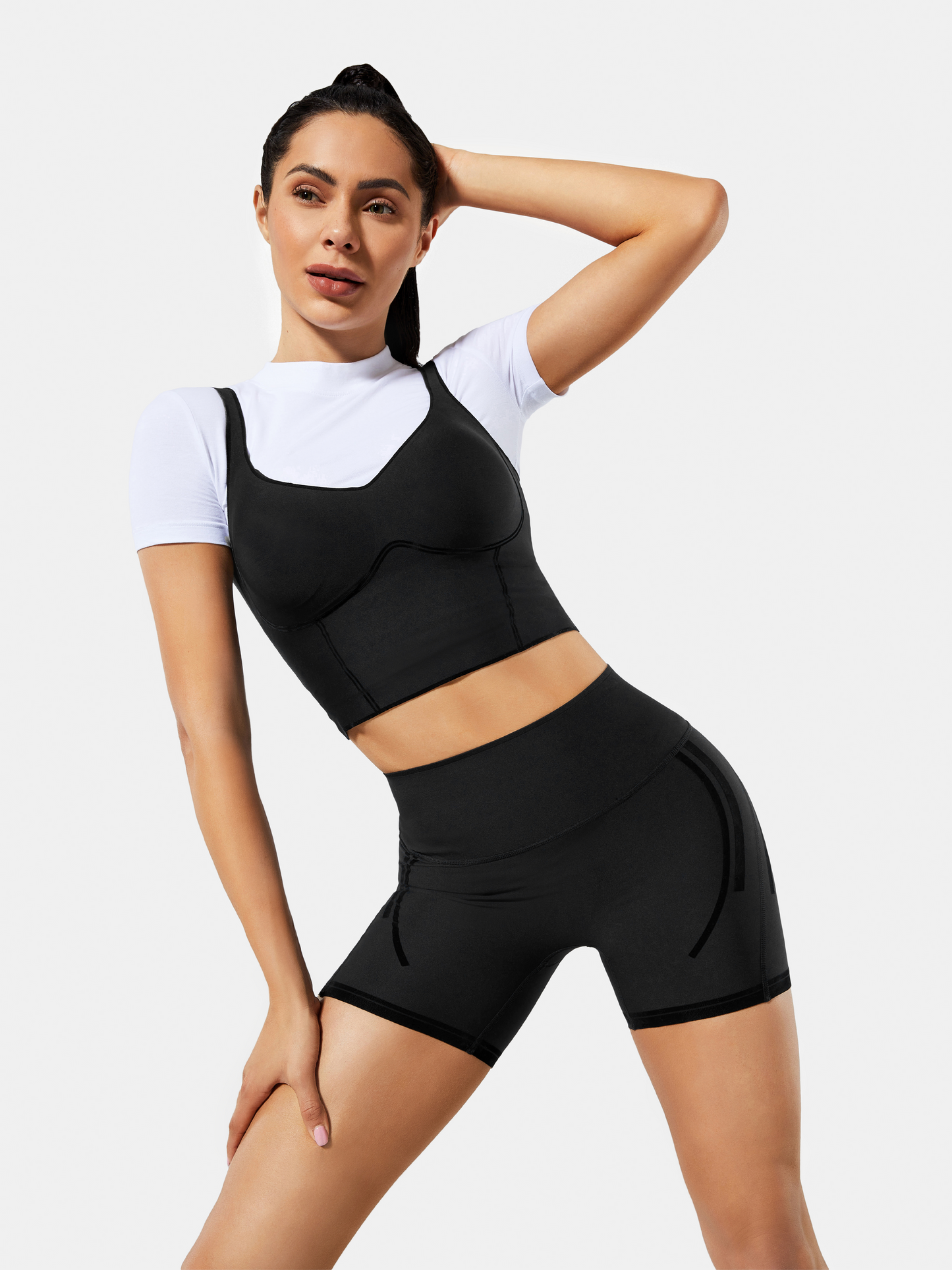 Body Sculpt 6" Biker Shorts (Reversible Wear)