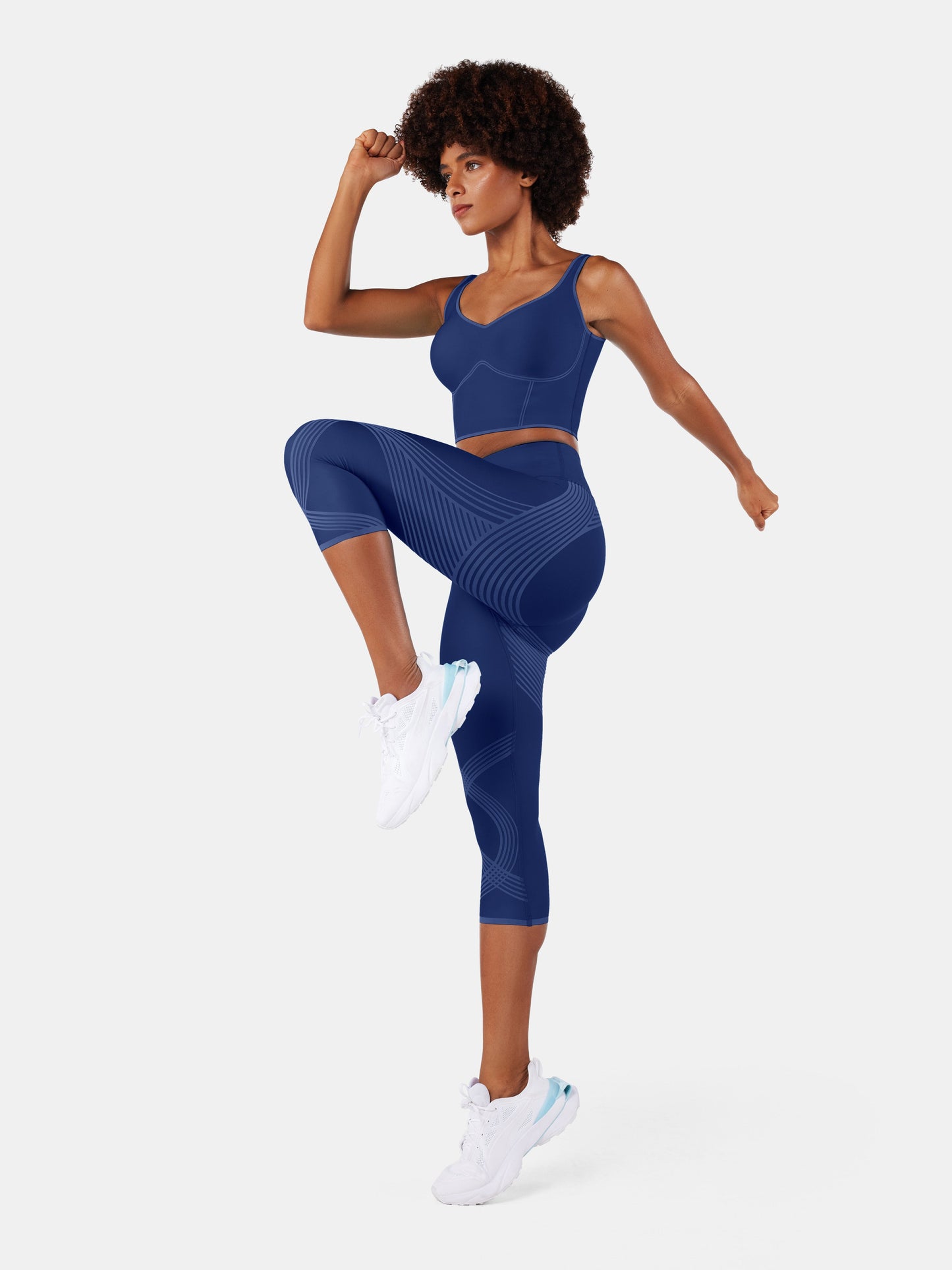 Body Sculpt Capri Leggings (Reversible Wear)