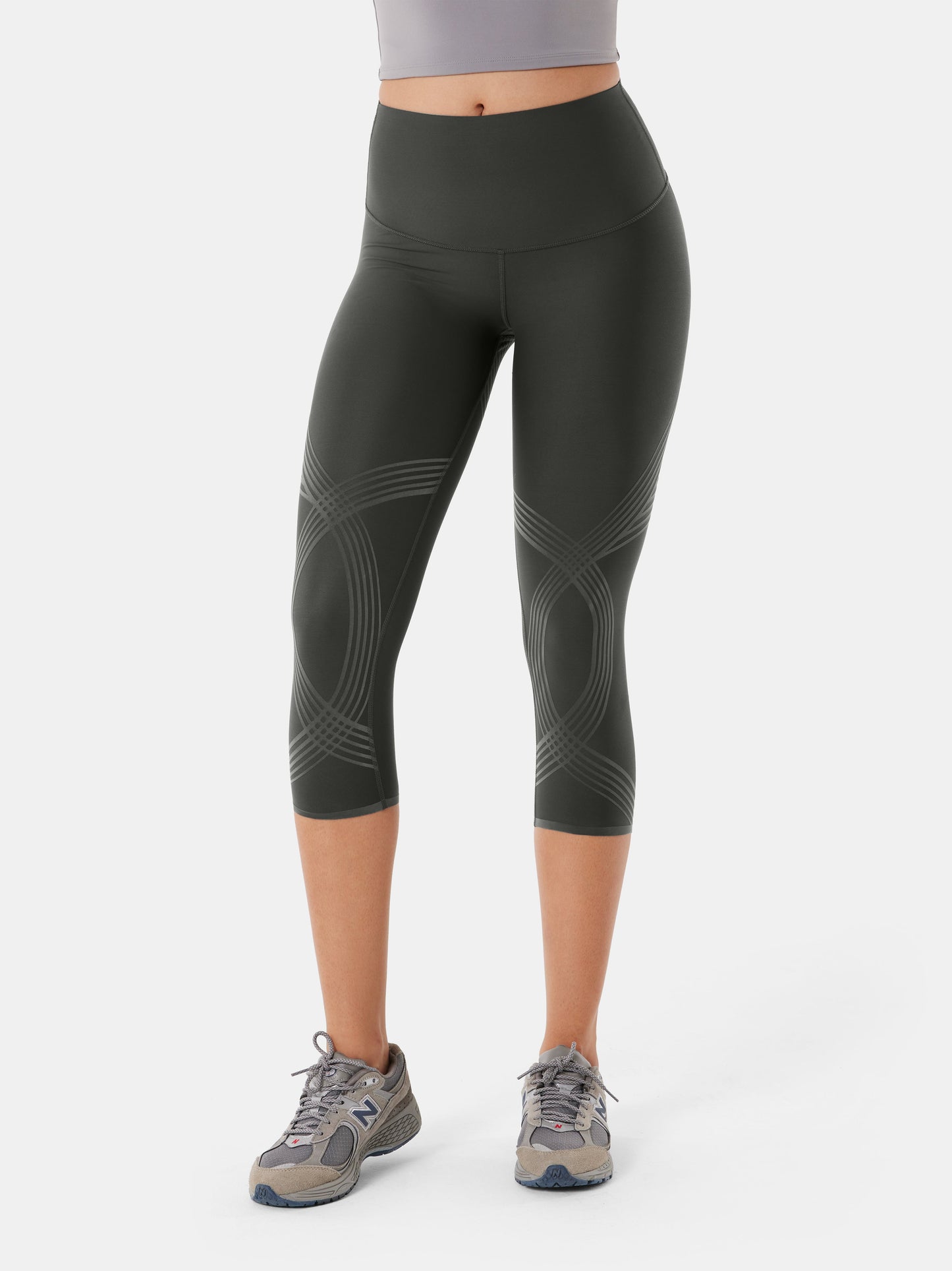 Body Sculpt Capri Leggings (Reversible Wear)