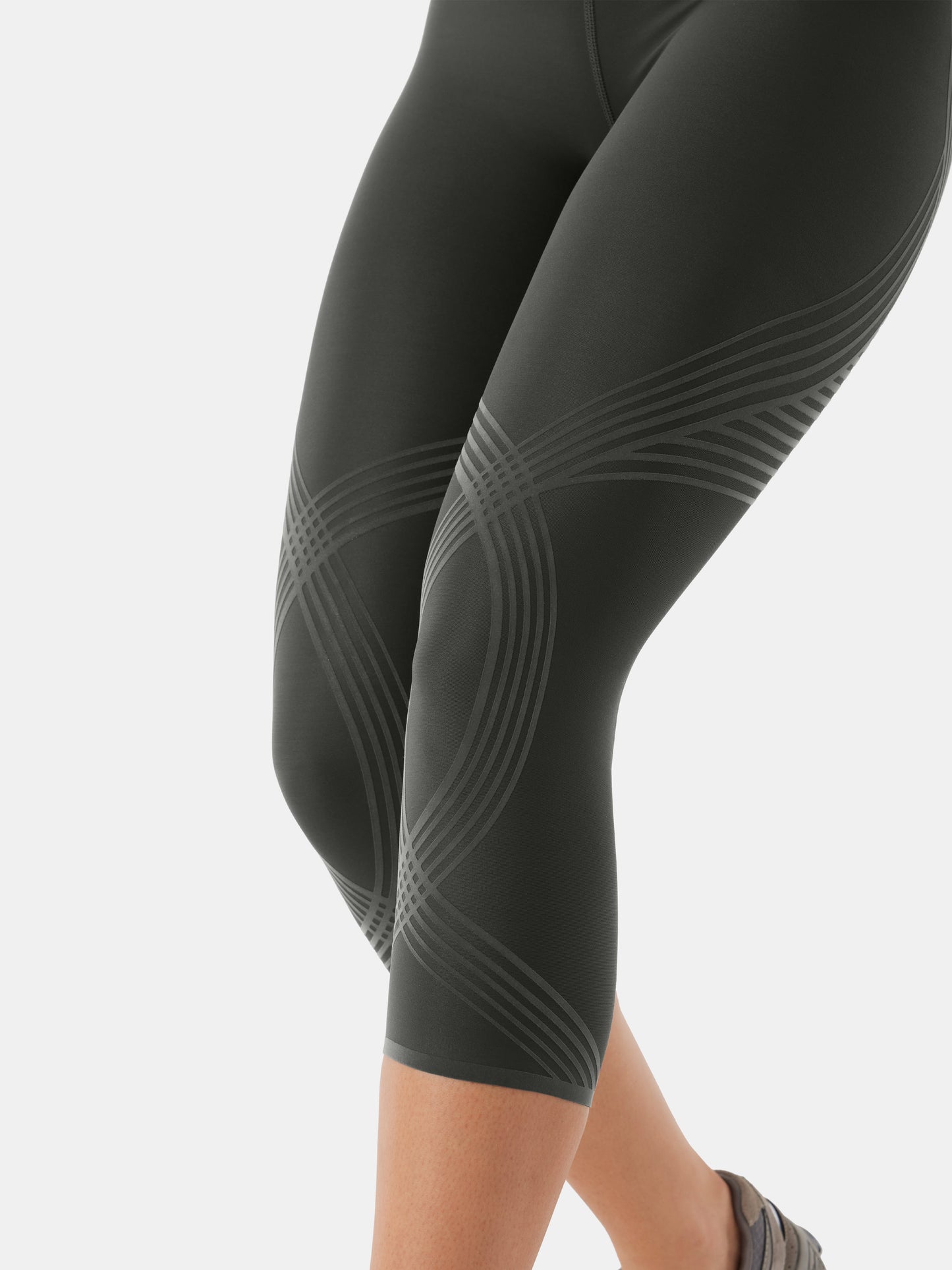 Body Sculpt Capri Leggings (Reversible Wear)