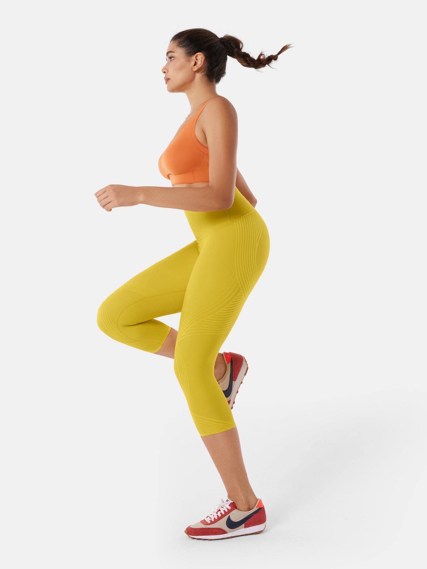 Body Sculpt Capri Leggings (Reversible Wear)