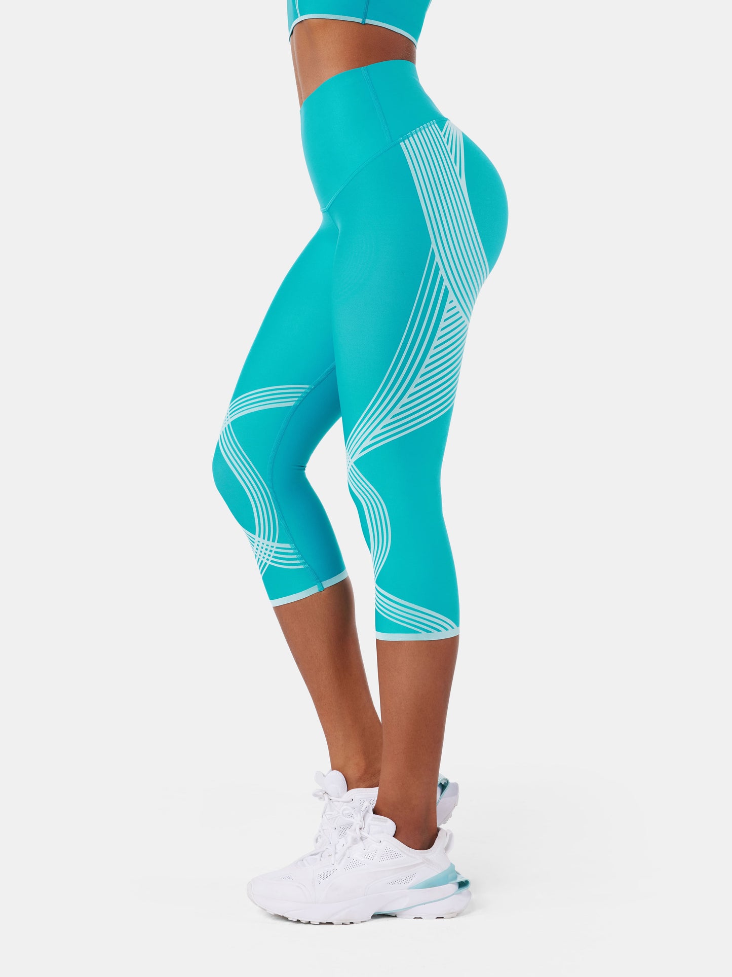 Body Sculpt Capri Leggings (Reversible Wear)