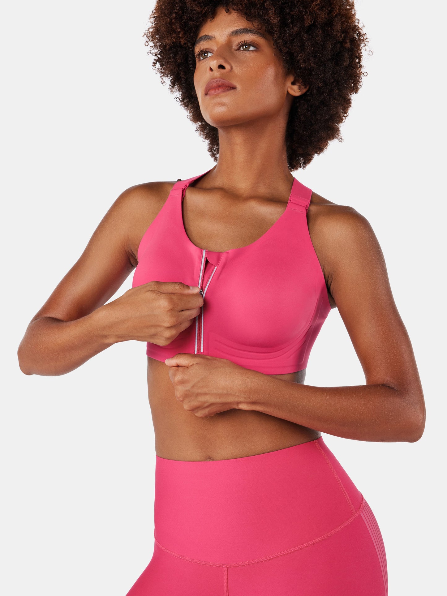 SpeedDry™ Front Zip Sports Bra