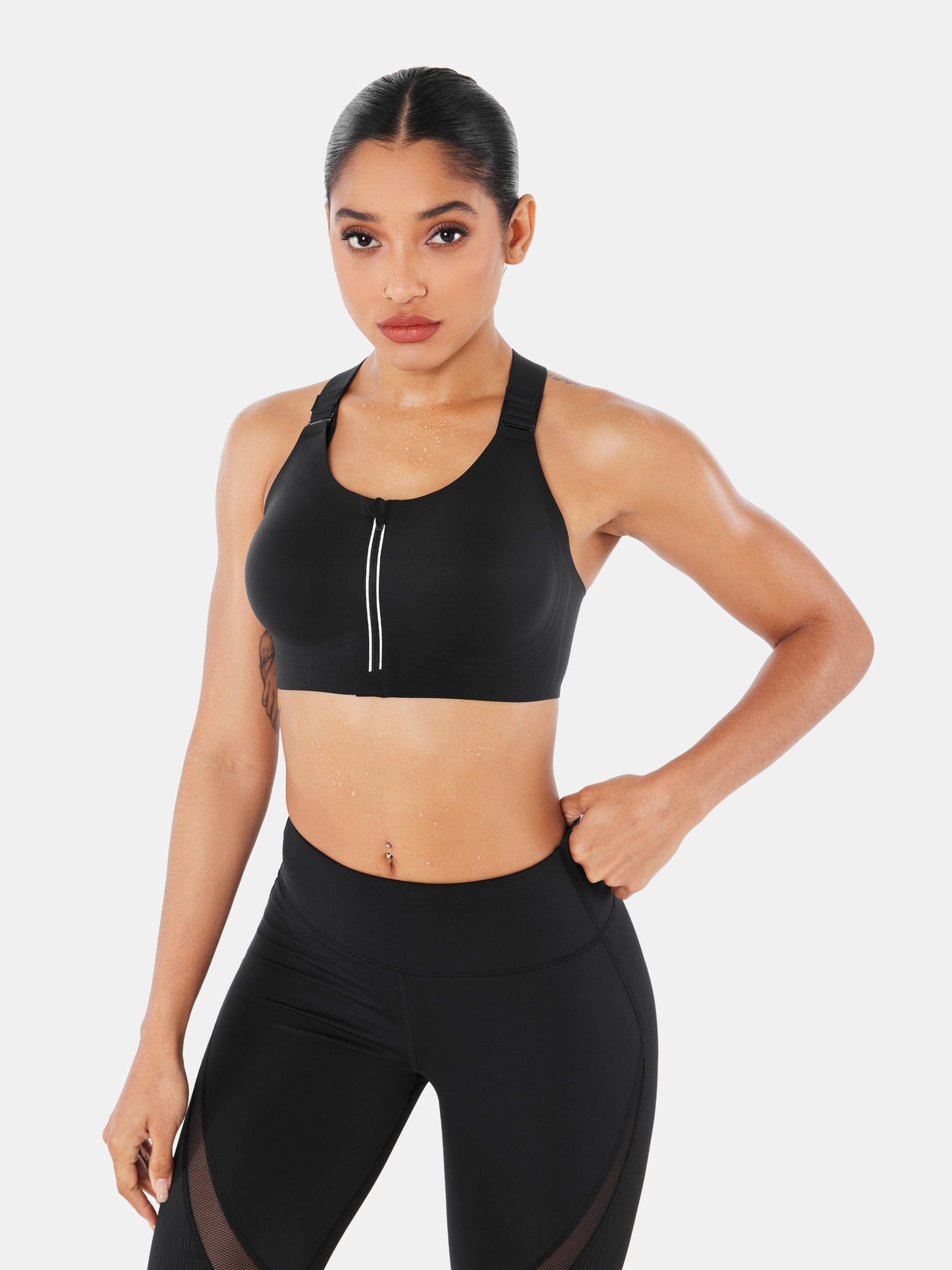 SpeedDry™ Front Zip Sports Bra